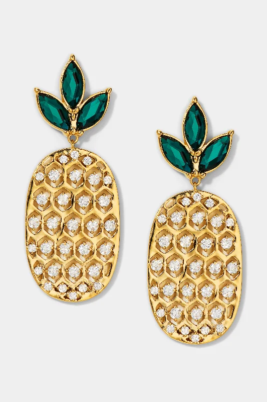 AJOA DOLCE VITA PINEAPPLE DROP EARRINGS