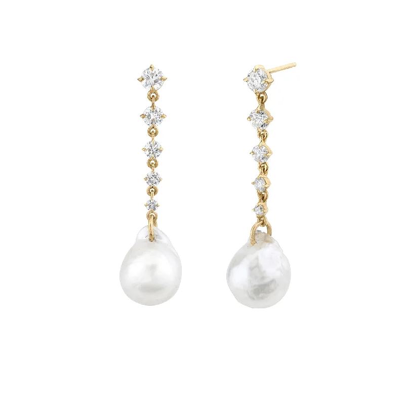 Baroque Pearl Éclat Five Drop Earrings