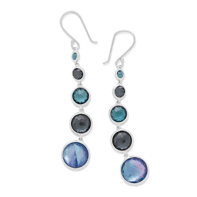 Gemstone Drop Earrings