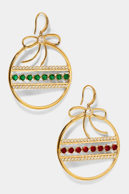 HOLI-DAZE ORNAMENT DROP EARRINGS