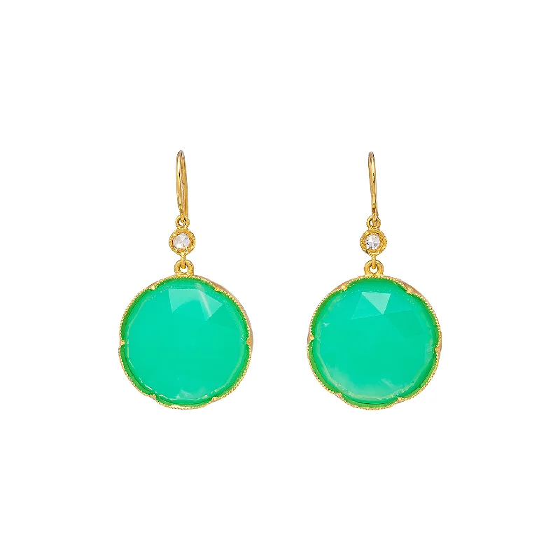 Irene Neuwirth 'Classic' Chrysoprase Drop Earrings