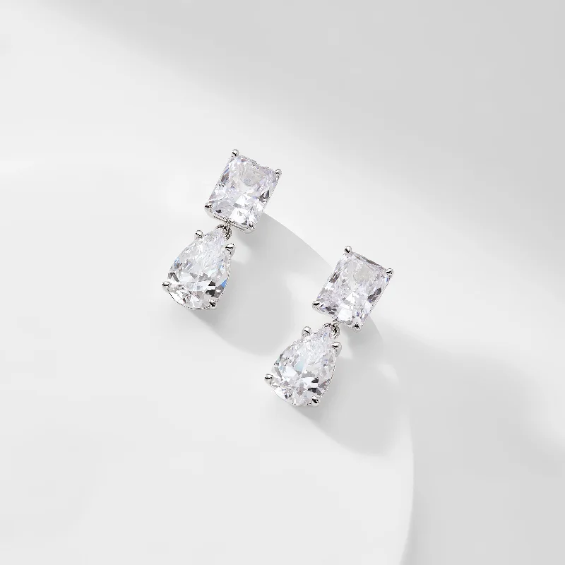 SOLEIL CZ DROP EARRINGS