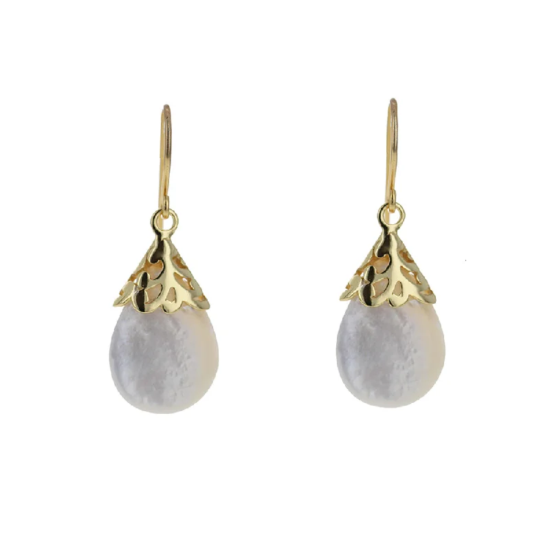 Gold Mother of Pearl Drops