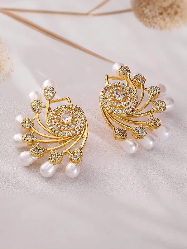 Rubans Contemporary Chandbalis Earrings